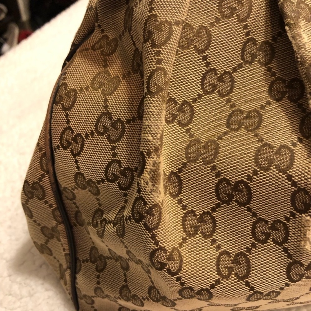 Gucci GG Supreme Canvas Satchel size 15 x11x5 - Picture 12 of 16